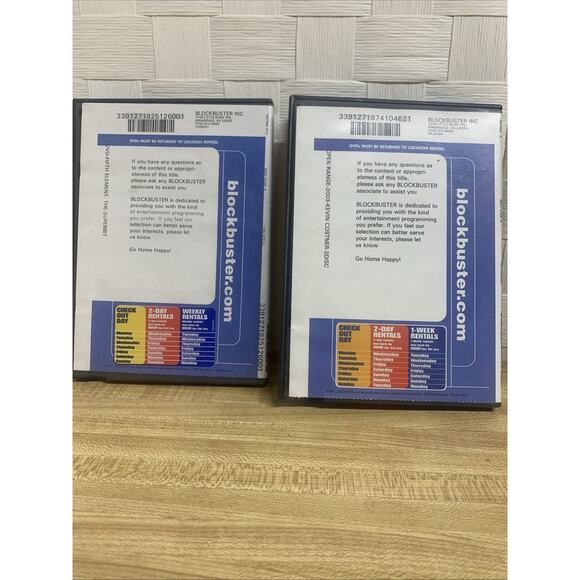 4 Blockbuster Video Rental DVD Cases w/Van Helsing Open Range 5th Element… - Picture 12 of 12